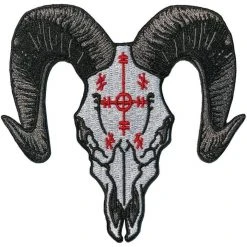 Kreepsville666 Voodoo Goat Skull Patch