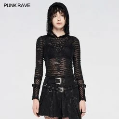 Punk Rave Women's Stuff See-Thru Printed T-shirt