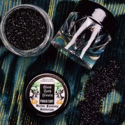 Glam Goth Beauty Hair And Makeup Purgatory - Black Body Glitter