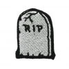 Project Pinup Gift Ideas RIP Tombstone Small Black And Gray Iron On Embroidered Patch 2 Project Pinup Gift Ideas RIP Tombstone Small Black And Gray Iron On Embroidered Patch
