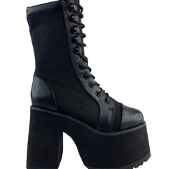 Strange Cvlt Women's Stuff Raven Boot Black