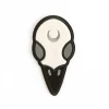 LuxCups Creative Raven Skull Fuzzy Patch
