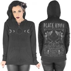 Serpentine Black Moon Women's Lightweight Hoodie