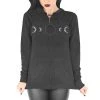 Serpentine Black Moon Women's Lightweight Hoodie 2 Serpentine Black Moon Women's Lightweight Hoodie