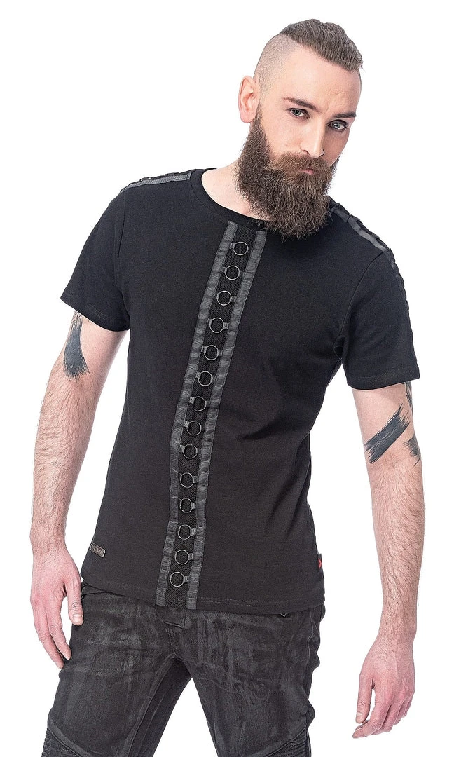 Queen Of Darkness Shirt With Rings On Front And Shoulders 3 Queen Of Darkness Shirt With Rings On Front And Shoulders