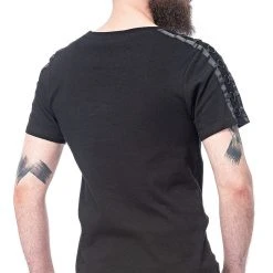 Queen Of Darkness Shirt With Rings On Front And Shoulders