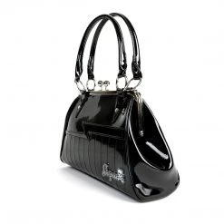 Sourpuss Shock Me Handbag - Black/Black Bags & Backpacks