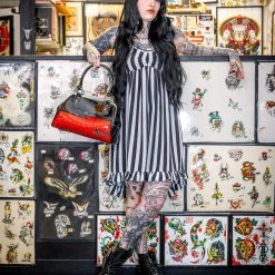 Sourpuss Bags & Backpacks Shock Me Handbag - Black/Red 11 Sourpuss Bags & Backpacks Shock Me Handbag - Black/Red