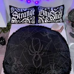Killstar Spyder Round Blanket Housewares