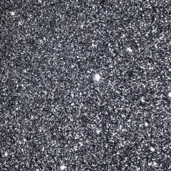 Glam Goth Beauty Scream - Silver With Black Body Glitter