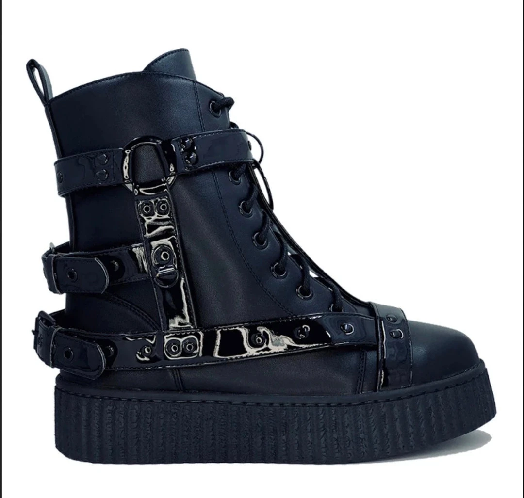 Strange Cvlt Disorder 2 Black Boot Footwear 6 Strange Cvlt Disorder 2 Black Boot Footwear