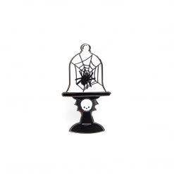 LuxCups Creative Spider Cloche Enamel Pin Pins