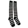 Poizen Industries OK Stripe Socks – Black/Grey Accessories