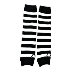 Poizen Industries Stripe Armwarmers – Black/White