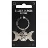 Gothic Gifts Triple Moon Keyring Gift Ideas