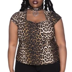 Killstar Wildling Top - Leopard