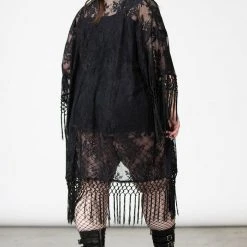 Killstar Women's Stuff Witch Hazel Lace Kimono