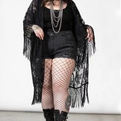 Killstar Women's Stuff Witch Hazel Lace Kimono