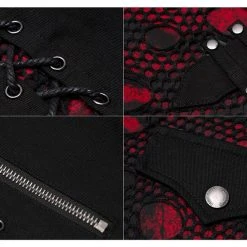 Punk Rave Women's Stuff Punk Blood Dark Denim Women's Pants