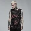 Punk Rave Men's Stuff Black And Red "Punk" Sleeveless T-Shirt