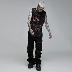 Punk Rave Men's Stuff Black And Red