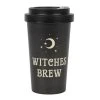 Gothic Gifts Witches Brew Eco Bamboo Travel Mug