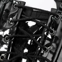 Punk Rave Women's Stuff Gothic Patent Leather Corset