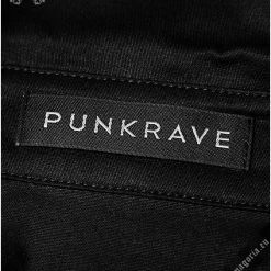 Punk Rave Men's Stuff Casual Black Men's Shirt