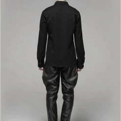 Punk Rave Men's Stuff Deimos Black Shirt