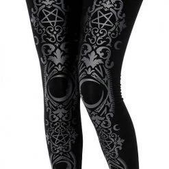 ReStyle Black Gothic Baroque Leggings