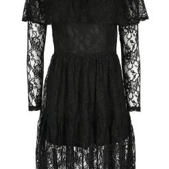 ReStyle Gloomy Prairie Black Lace Gothic Dress