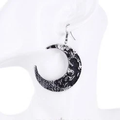 ReStyle Crescent Moon Textured Earrings 5 ReStyle Crescent Moon Textured Earrings