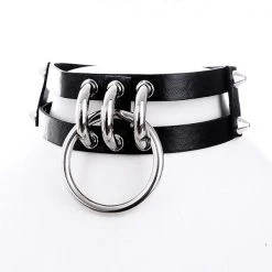 ReStyle Double O-Ring Collar Gothic Choker