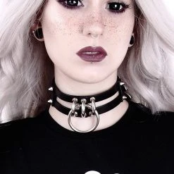 ReStyle Double O-Ring Collar Gothic Choker