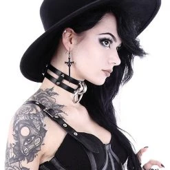 ReStyle Double O-Ring Collar Gothic Choker