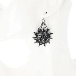 ReStyle Jewelry Moon And Sun Silver Earrings