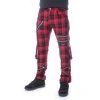 Chemical Black Etienne Pants - Red Tartan