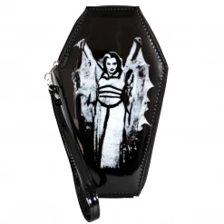 Rock Rebel Lily Bat Coffin Wallet Wallets