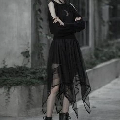 Punk Rave Moon Faerie Skirt