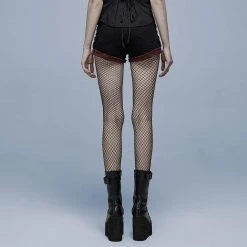 Punk Rave Punk Plaid Splice Strappy Buckles Shorts Women's Stuff