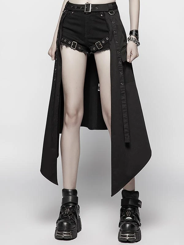 Punk Rave Detachable Half Skirt 3 Punk Rave Detachable Half Skirt