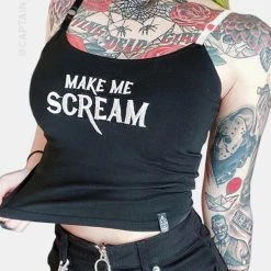 Forest Ink Make Me Scream Top Women's Stuff