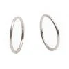 Earrs Jewelry Sterling Silver Hinged Hoop Earrings