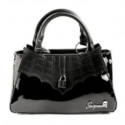 Sourpuss Locked Out Purse - Glossy Black