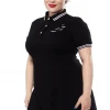 Sourpuss Bat Polo Dress Women's Stuff