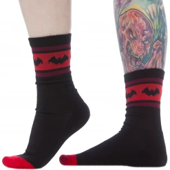 Sourpuss Bat Stripe Crew Socks Gift Ideas