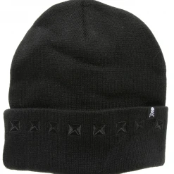 Sourpuss Black Stud Knit Hat