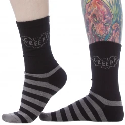 Sourpuss Gift Ideas Creepy Bat Crew Socks