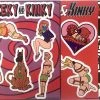 Geeky And Kinky Sticker Sheet Set 3-Pack 1 Geeky And Kinky Sticker Sheet Set 3-Pack