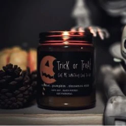 Get Fictional Gift Ideas Trick Or Treat - Candle